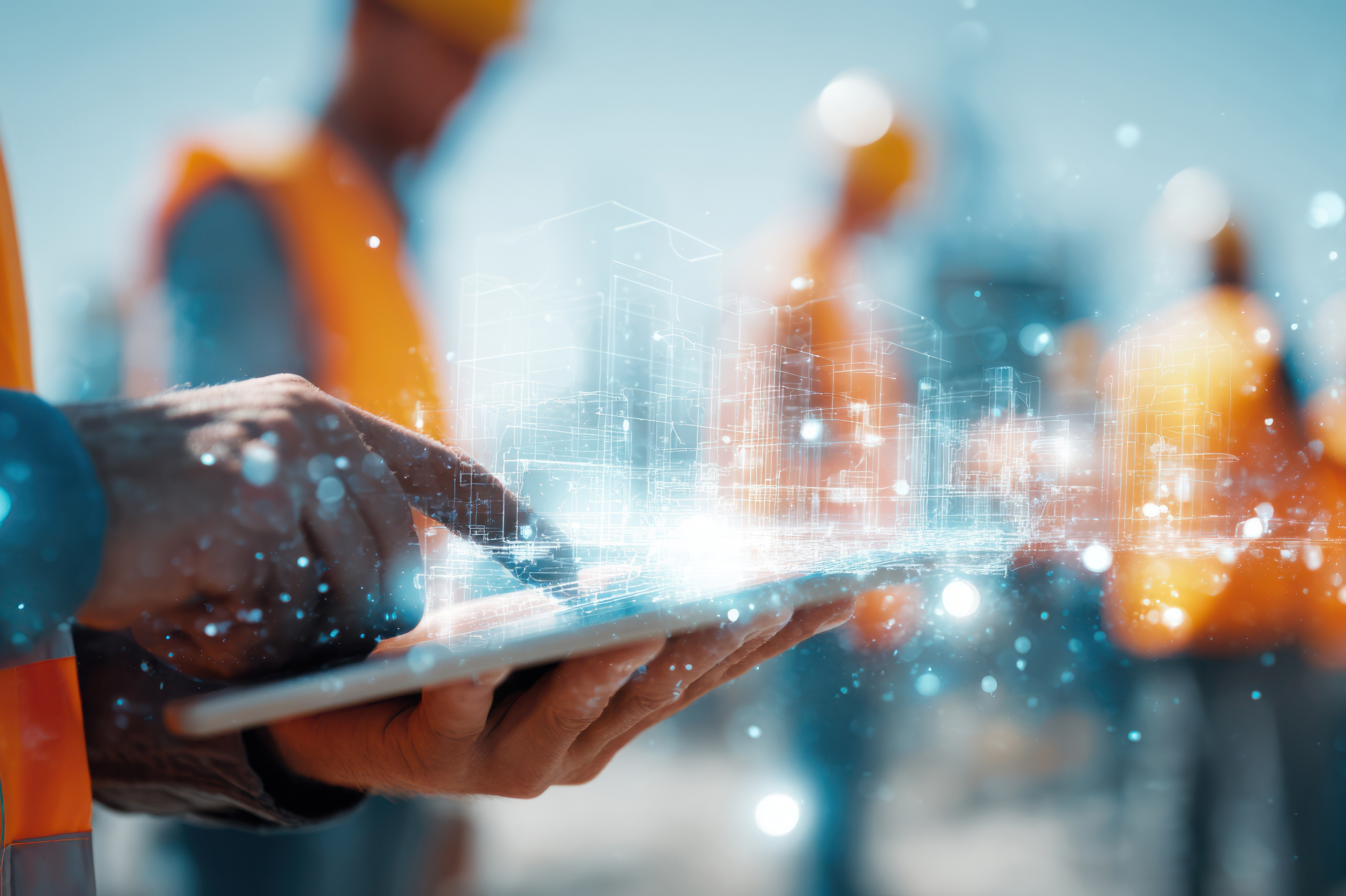 製造・建設業のオートメーション化推進展イメージ