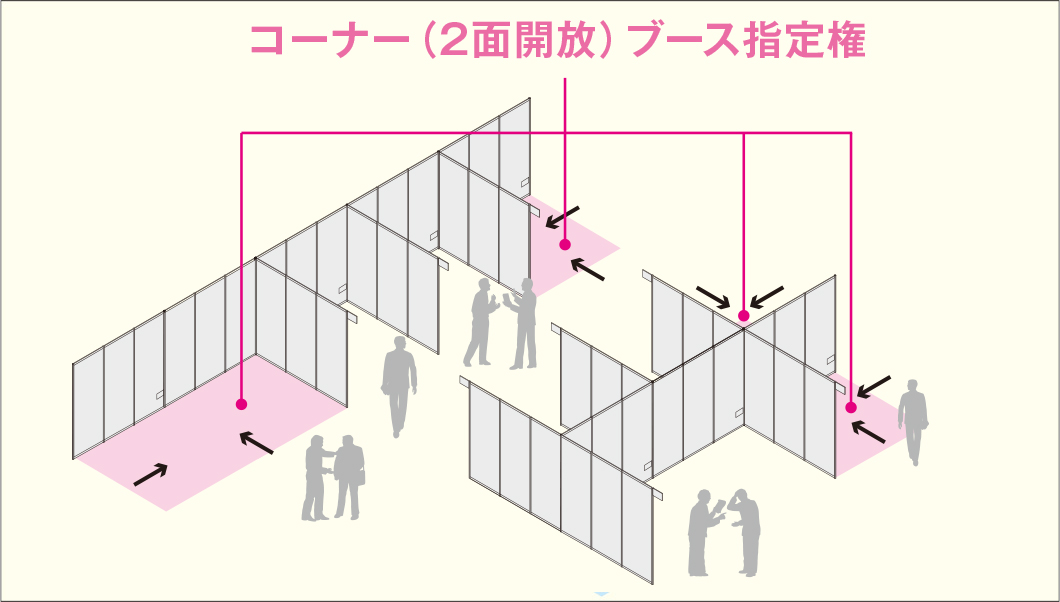 ブース指定権イメージ